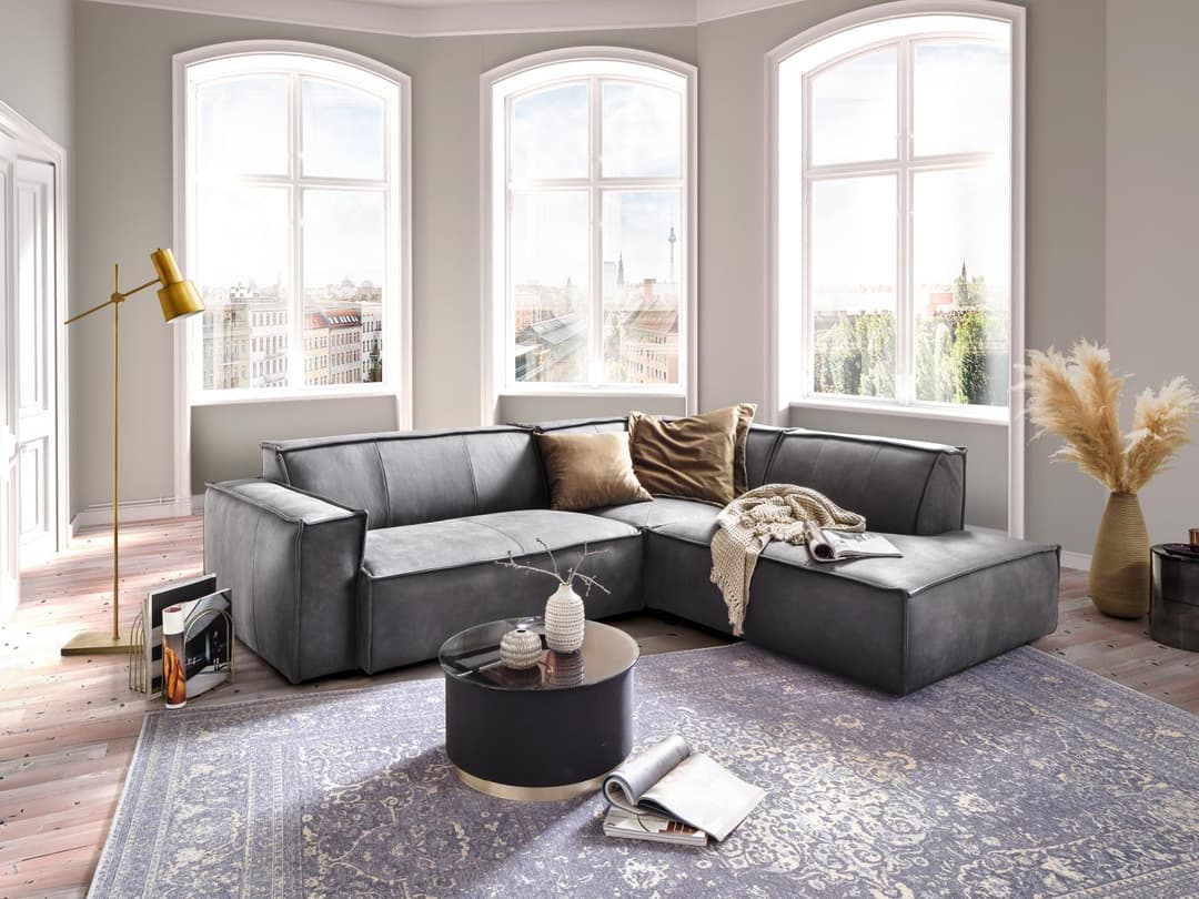 Ecksofa Croviana | Braun