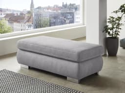 Polsterhocker Montello II | Grau