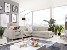 Ecksofa Cabello II | Weiß