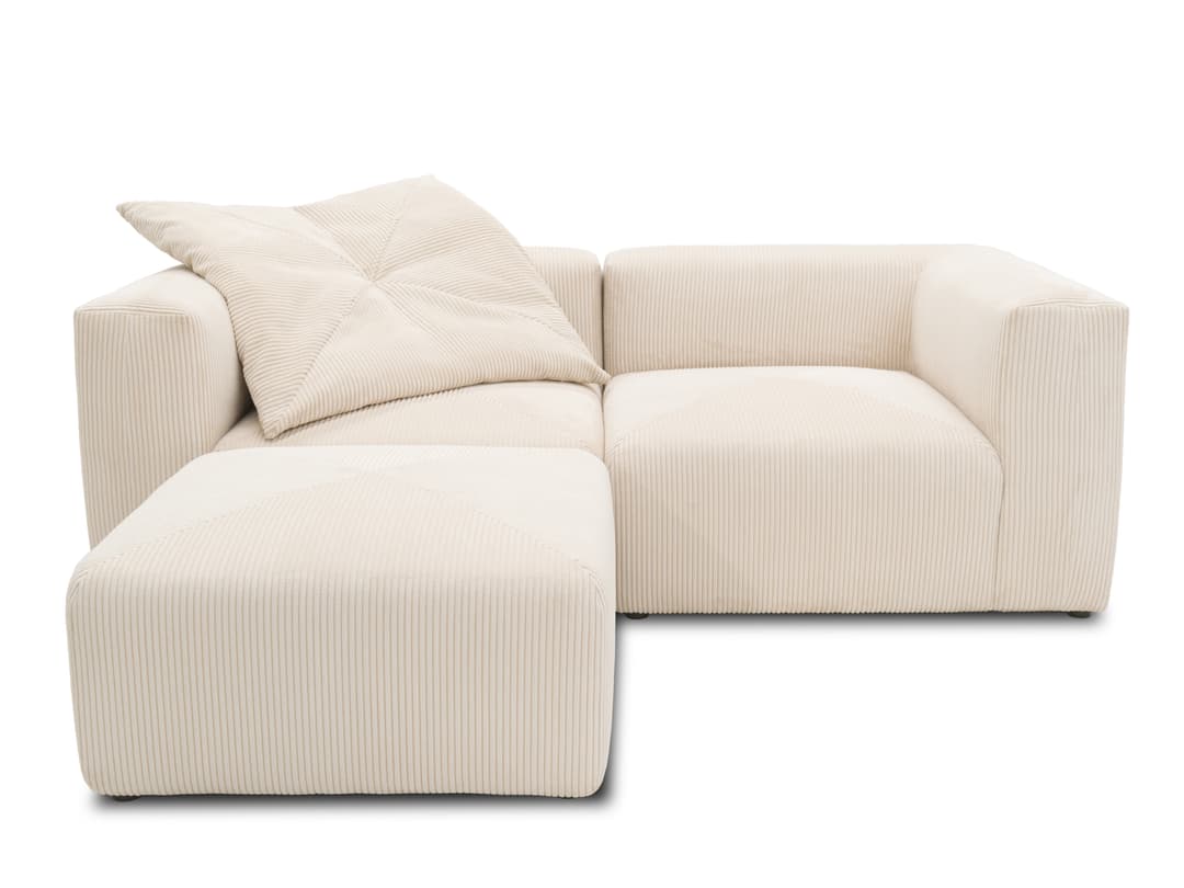 Ecksofa Dorna VI | Weiß