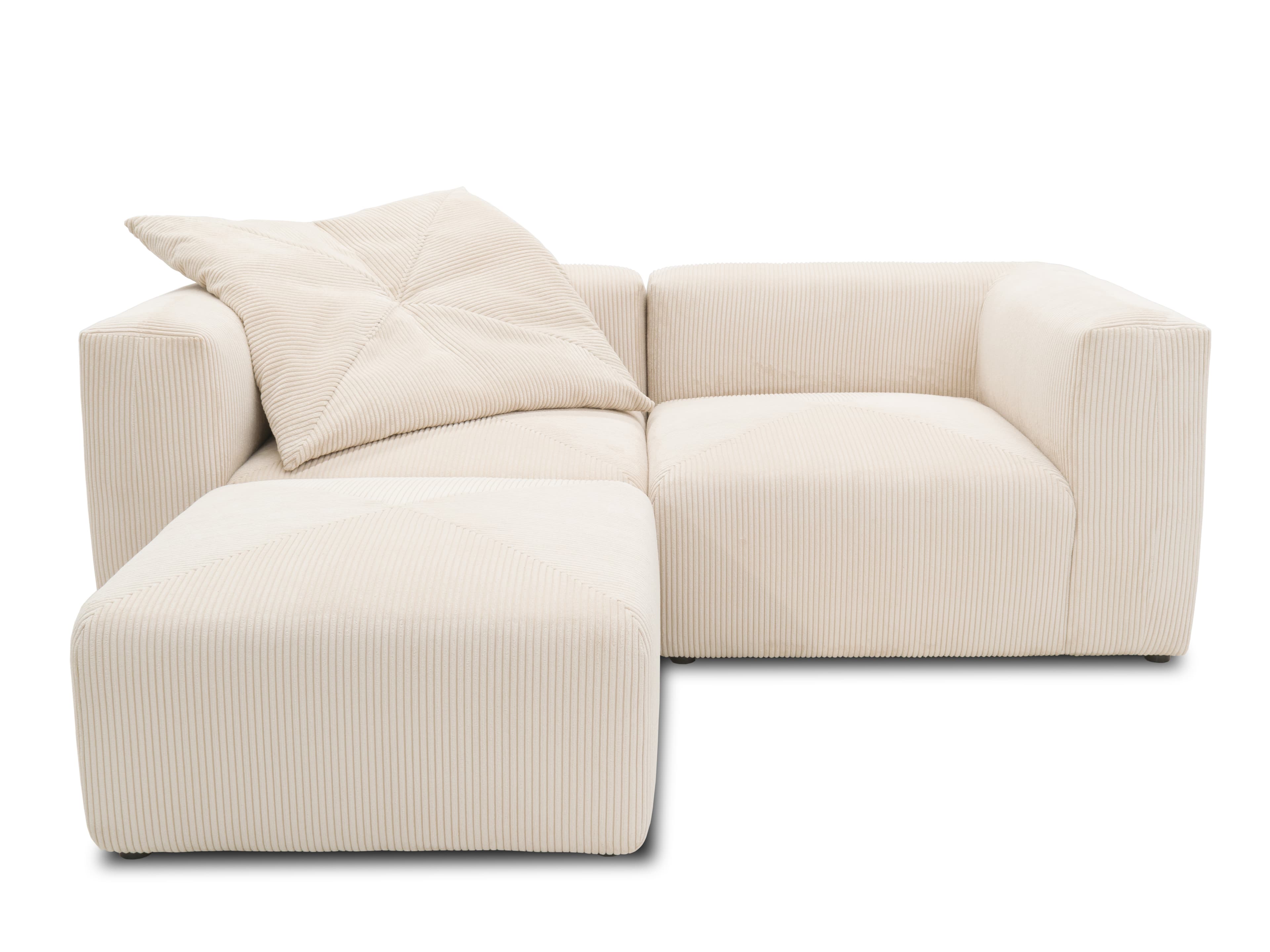 Ecksofa Dorna VI | Weiß