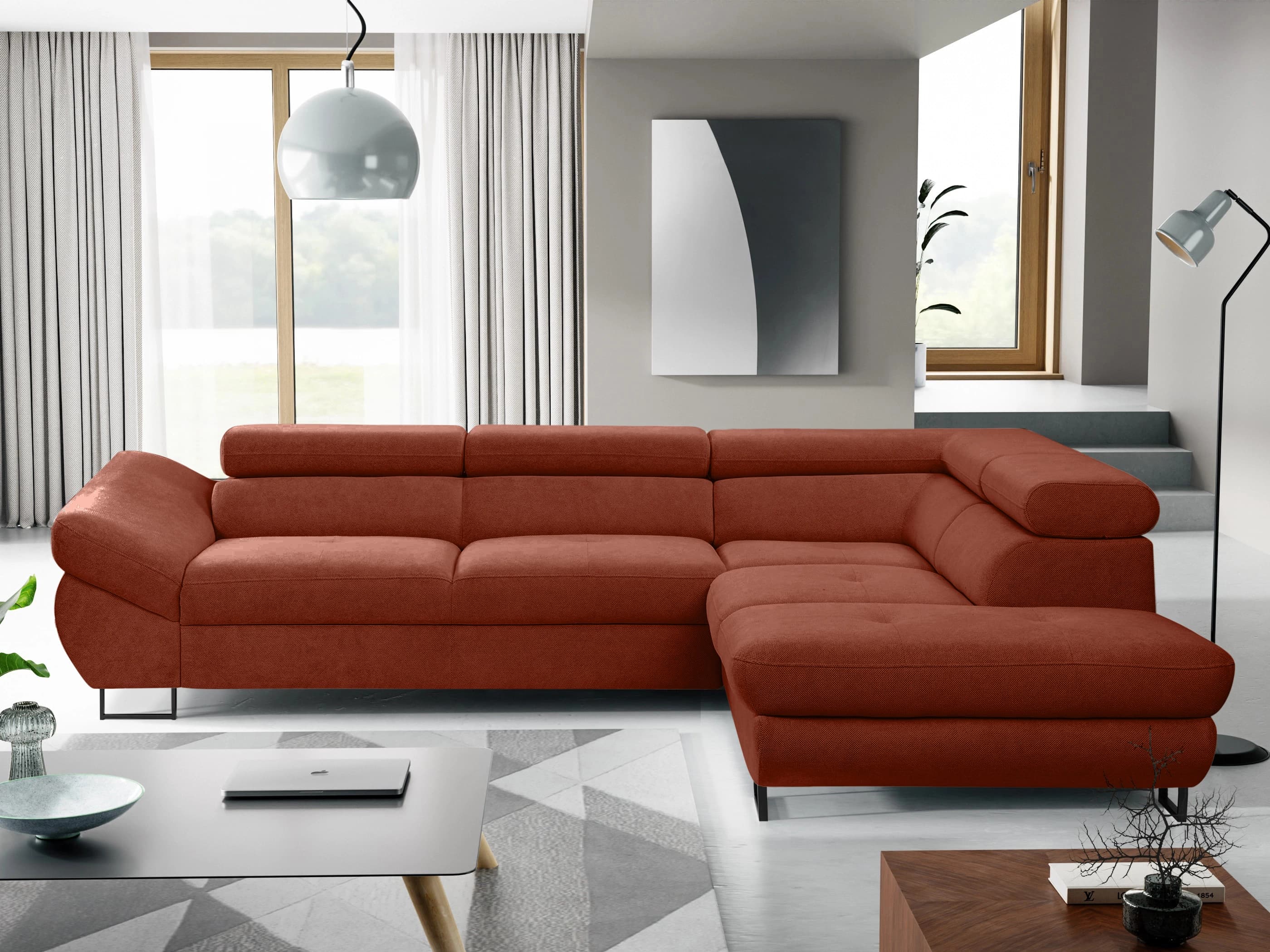 Ecksofa Blaine II | Orange