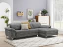 Ecksofa Geoff | Grau