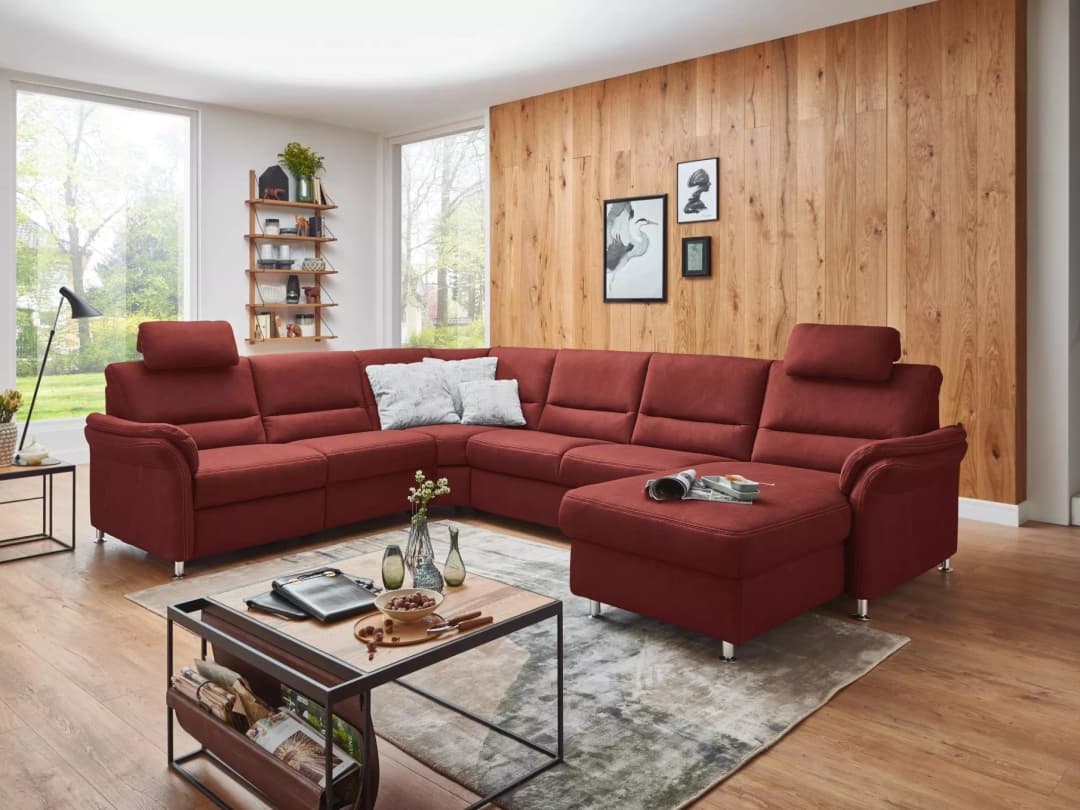 Wohnlandschaft Zanano X | Rot