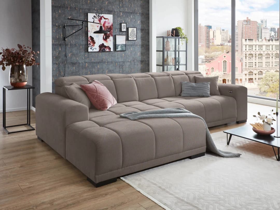 Ecksofa Imano | Braun