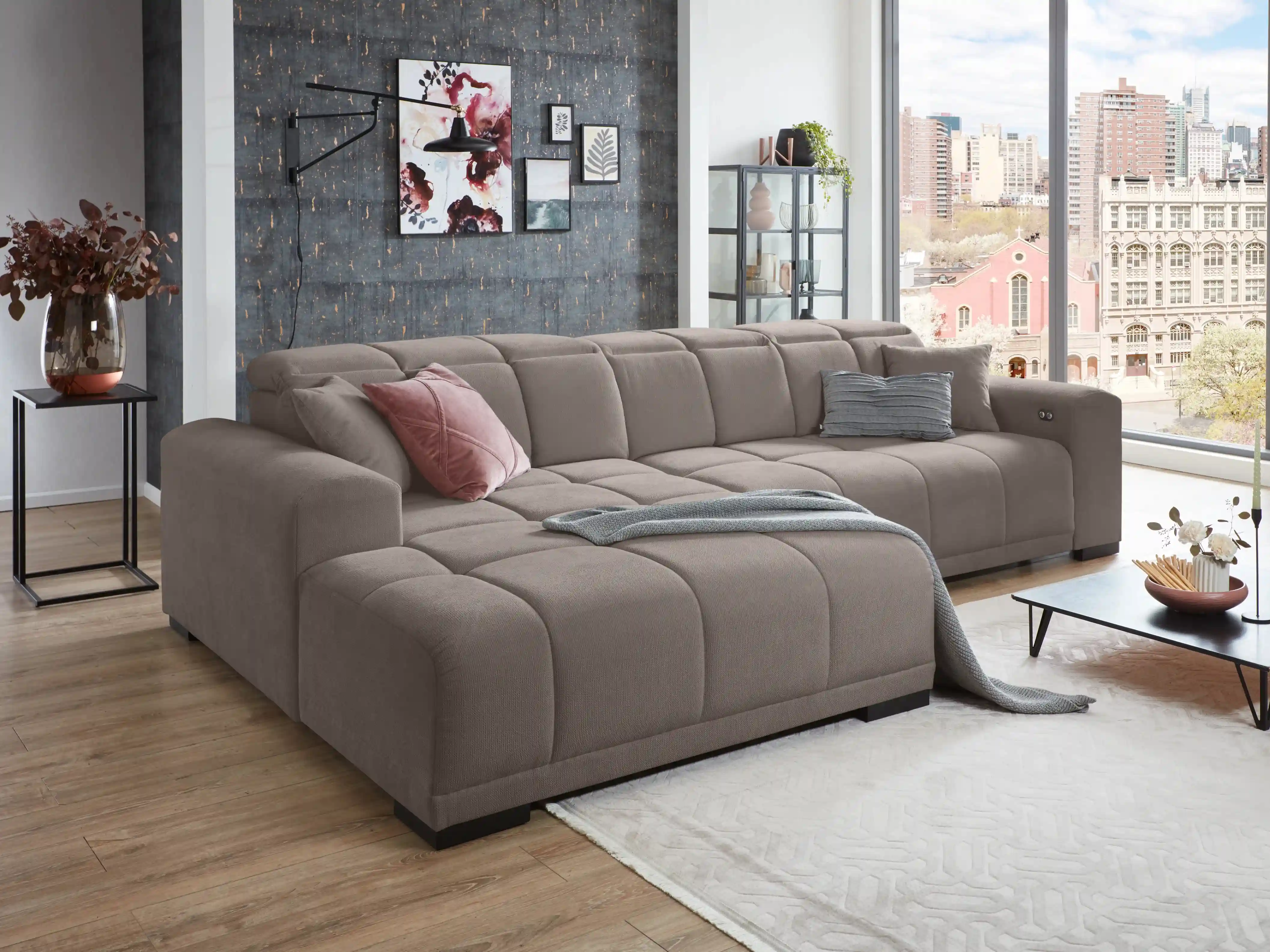 Ecksofa Imano | Braun