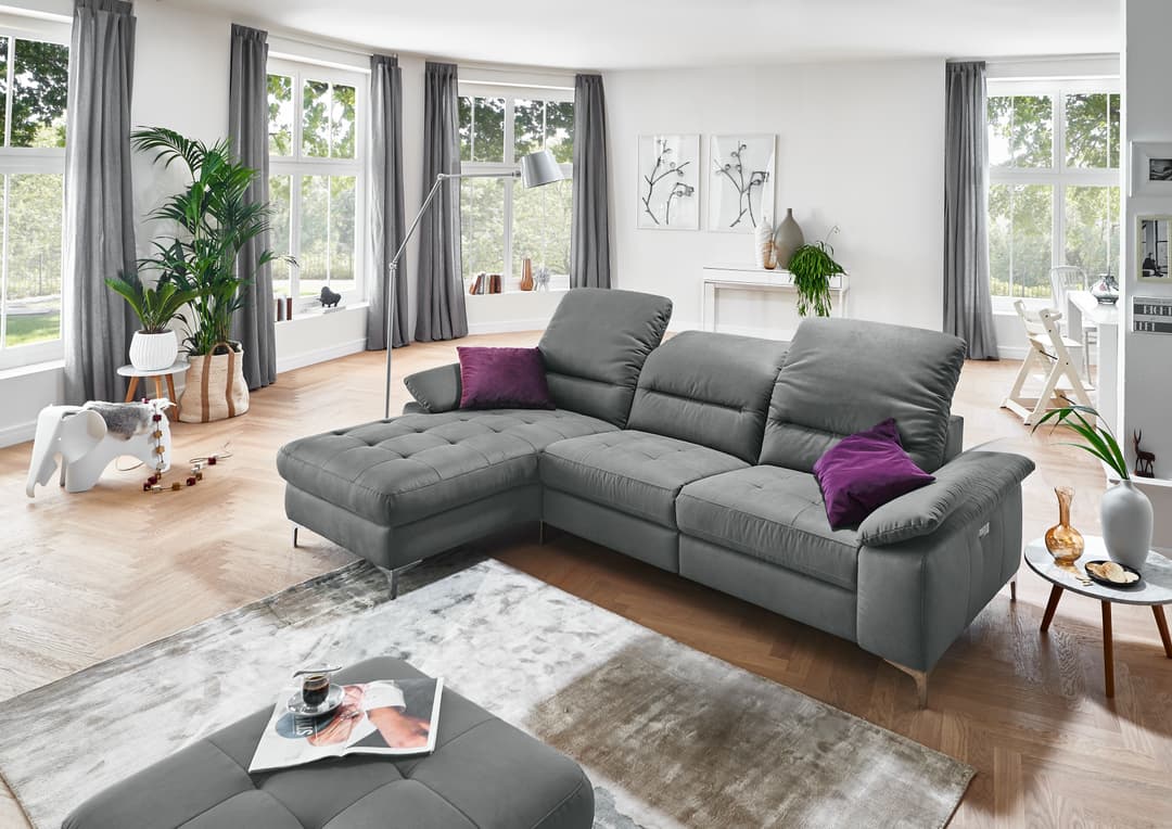 Ecksofa Campalto II | Grau