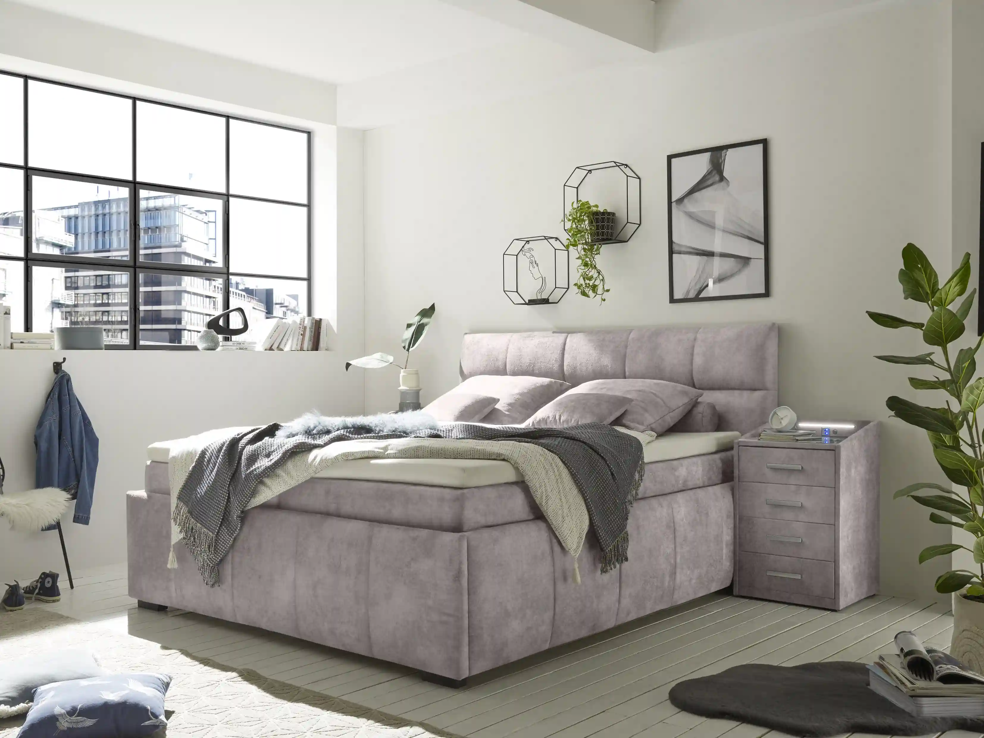 Boxbett Bakalu | Grau