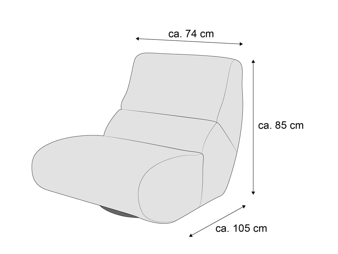 Sessel Burina | Braun