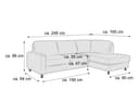 Ecksofa Spello IV | Grau 4