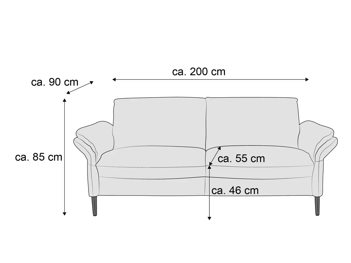 Einzelsofa Carpin III | Orange