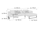 Ecksofa Cupello IV | Türkis 4