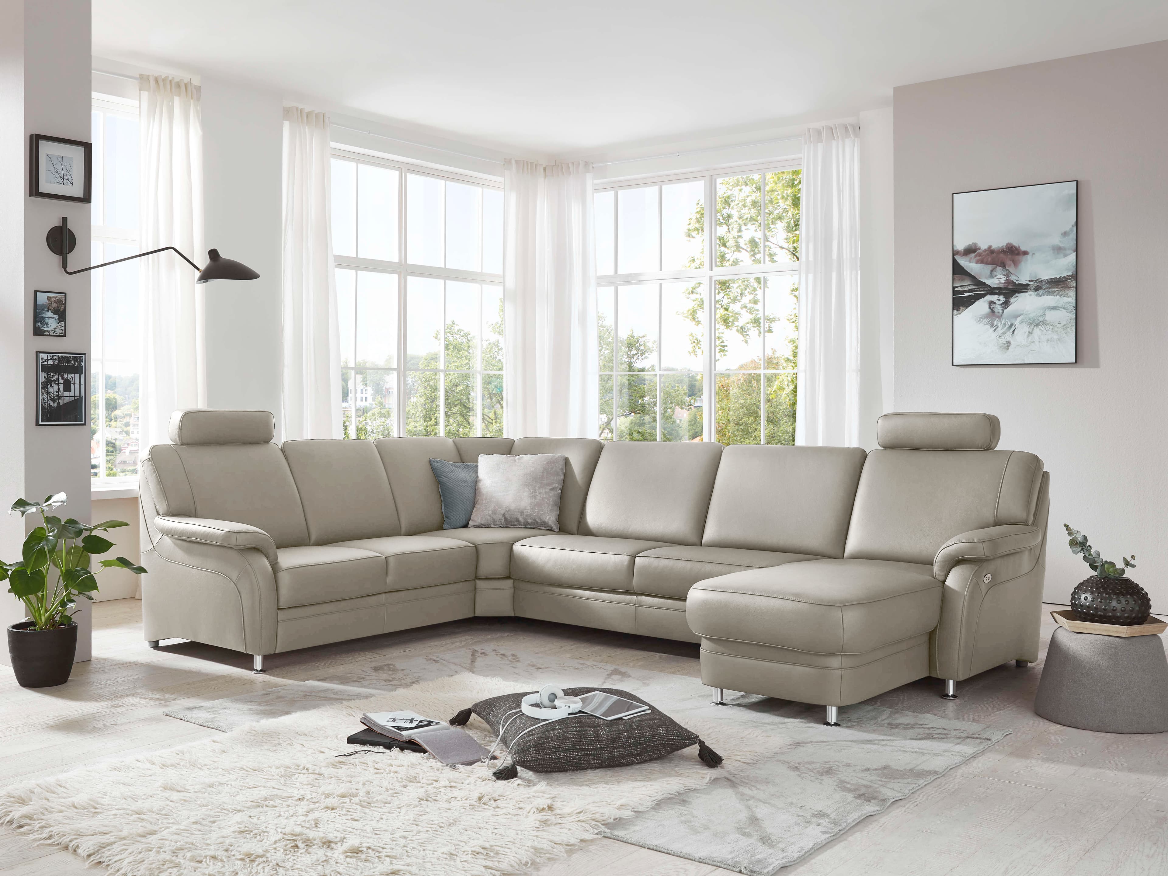 Wohnlandschaft Pinzano L | Grau