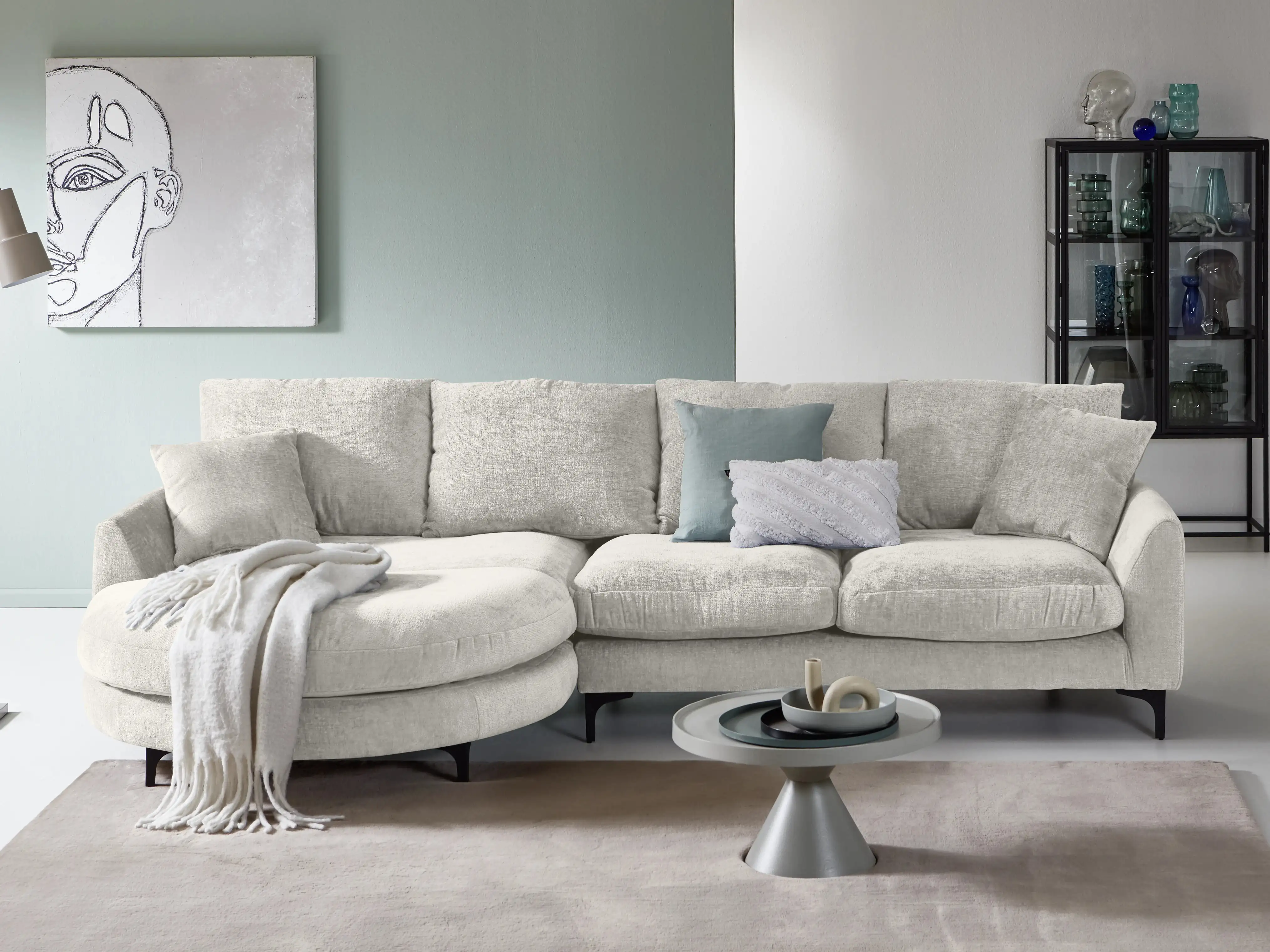 Ecksofa Gaio | Beige