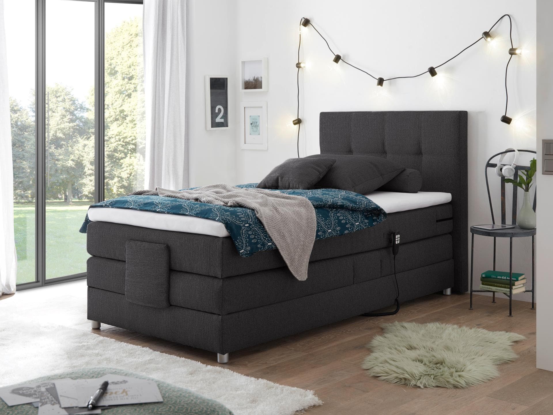 Boxspringbett Baiano II | Grau