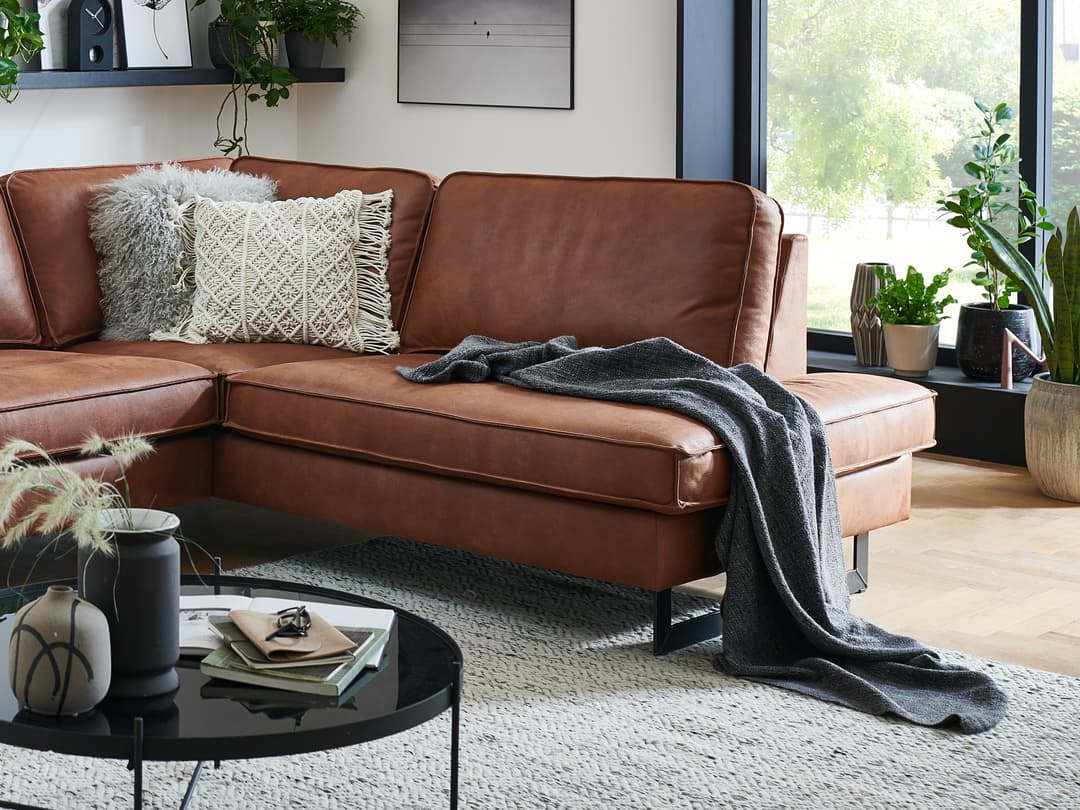 Ecksofa Kellan | Braun