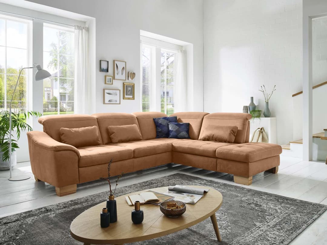 Ecksofa Preggio II | Braun