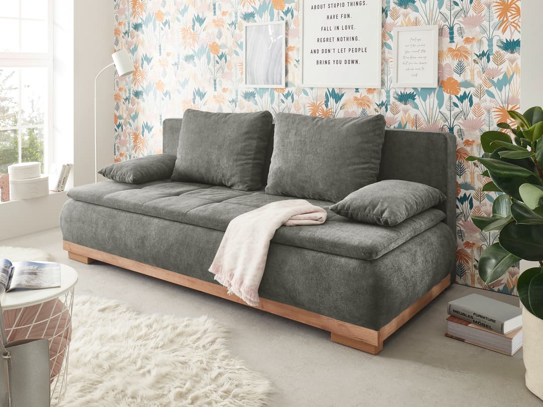 Schlafsofa Bargun | Grau