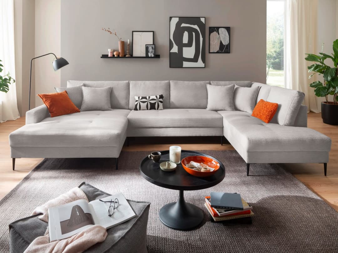 Wohnlandschaft Henrico | Grau
