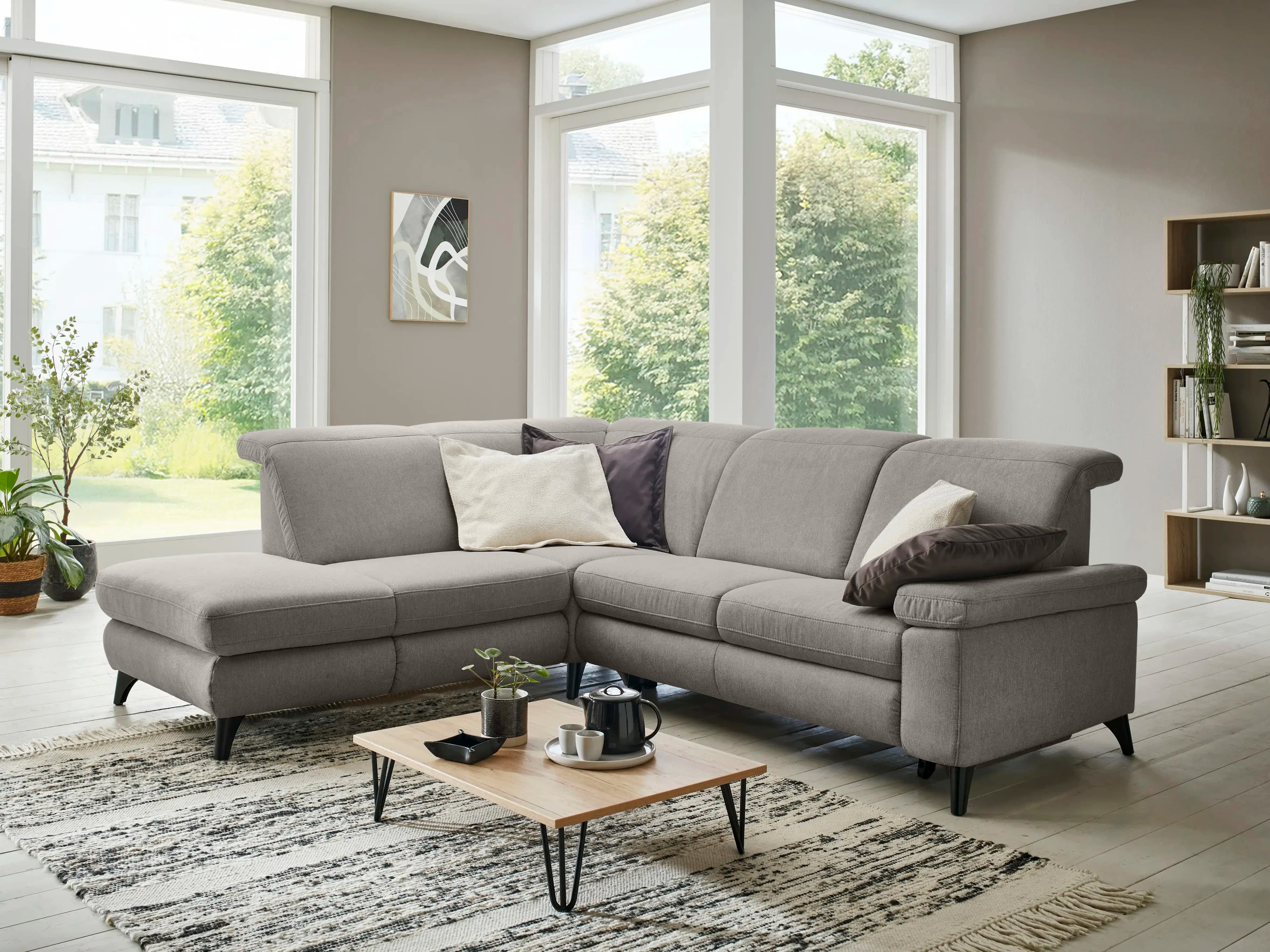 Ecksofa Parula B | Grau