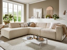 Ecksofa Kaja VI | Weiß