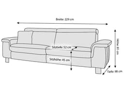 Einzelsofa Pomezia IV | Braun