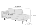 Recamiere Marlin | Grau 3