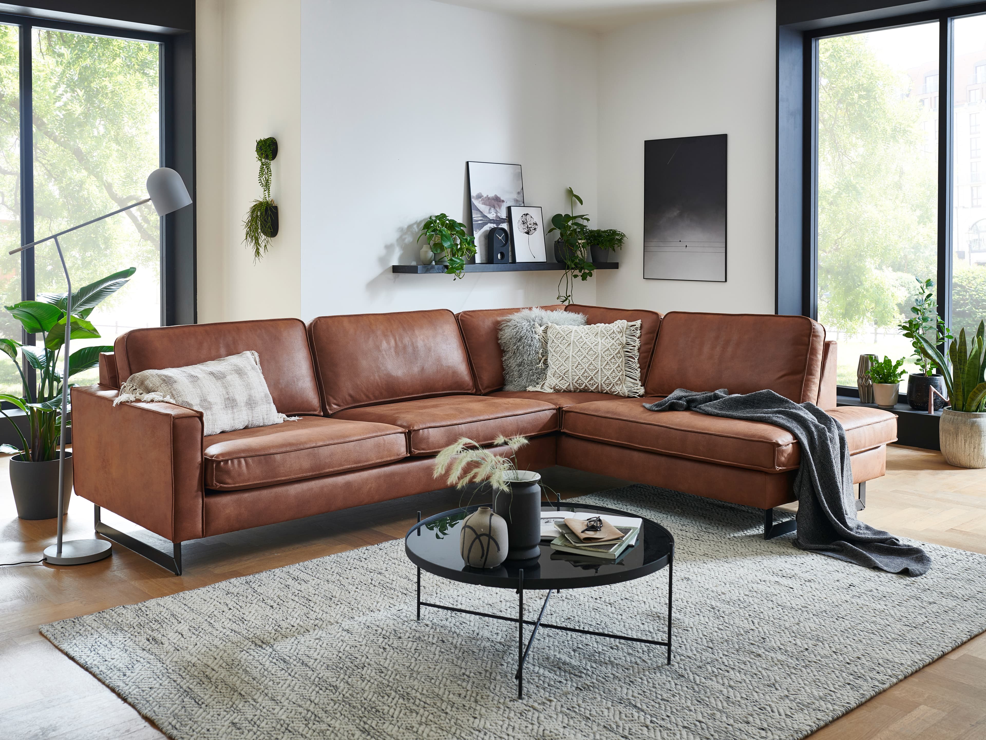 Ecksofa Kellan | Braun