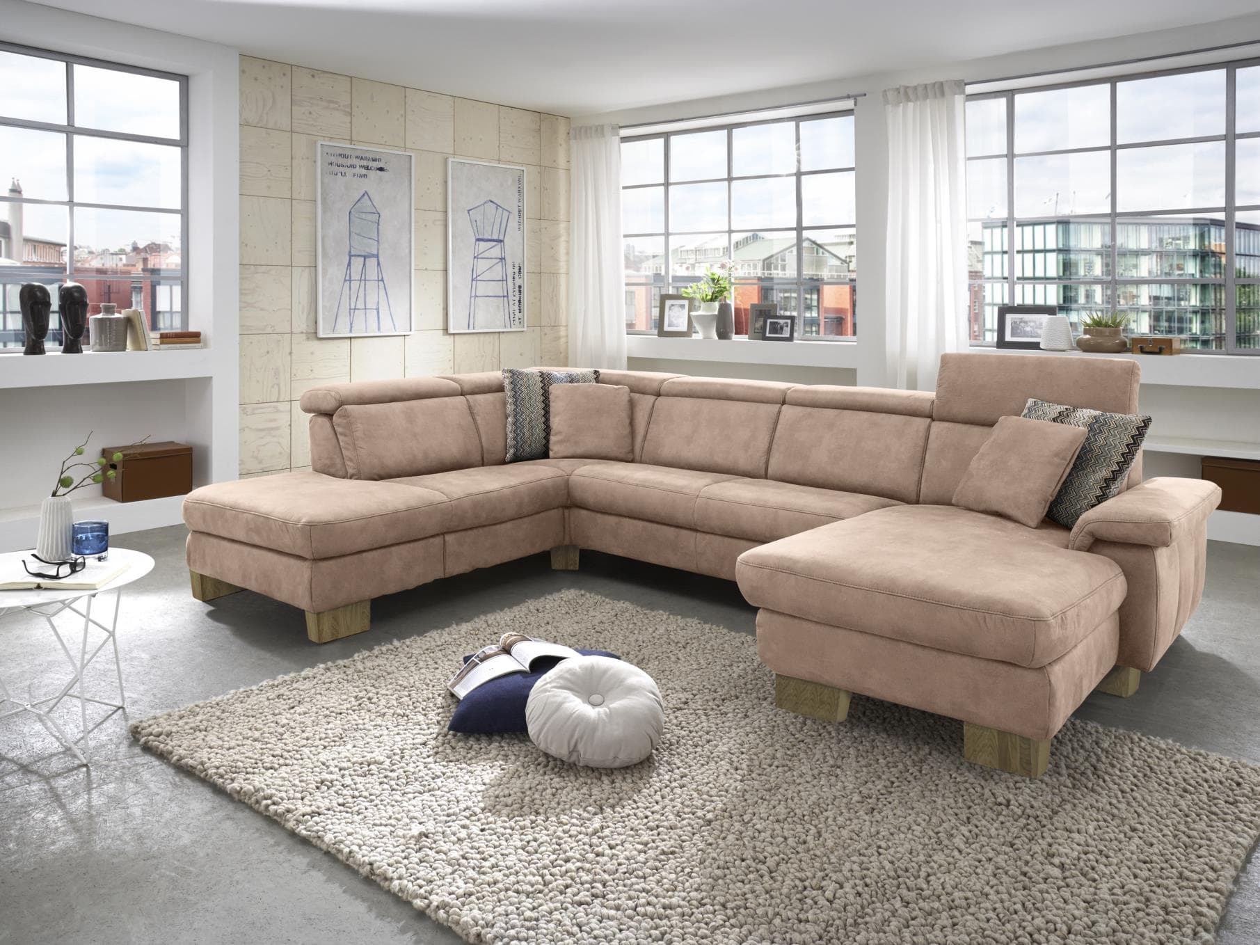 Wohnlandschaft Pomezia VI | Braun