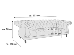 Einzelsofa Malik | Gelb