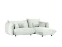 Ecksofa Gia | Weiß