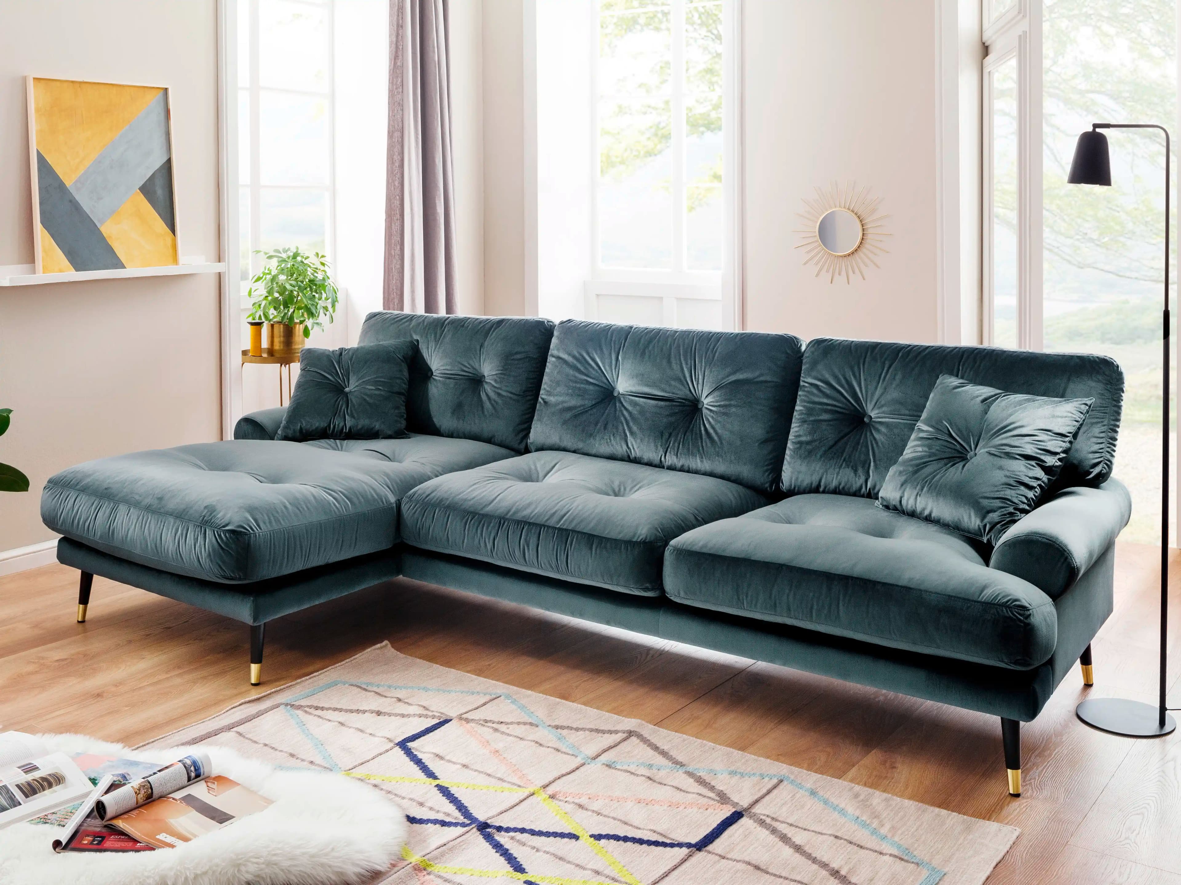 Ecksofa Howard IV | Grün