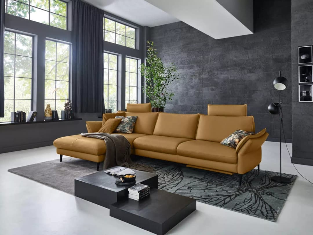 Ecksofa Haeta | Braun