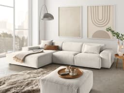 Ecksofa Clifton | Weiß