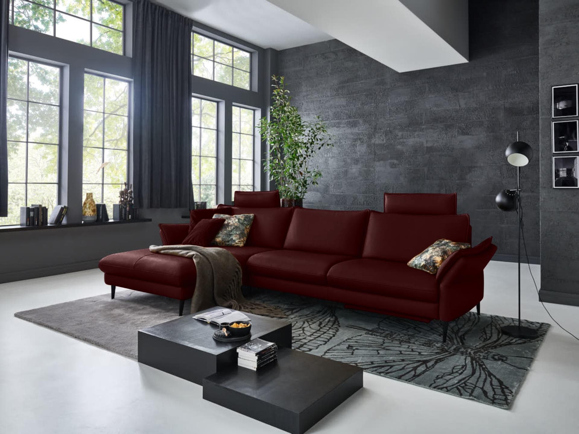Ecksofa Haeta | Rot