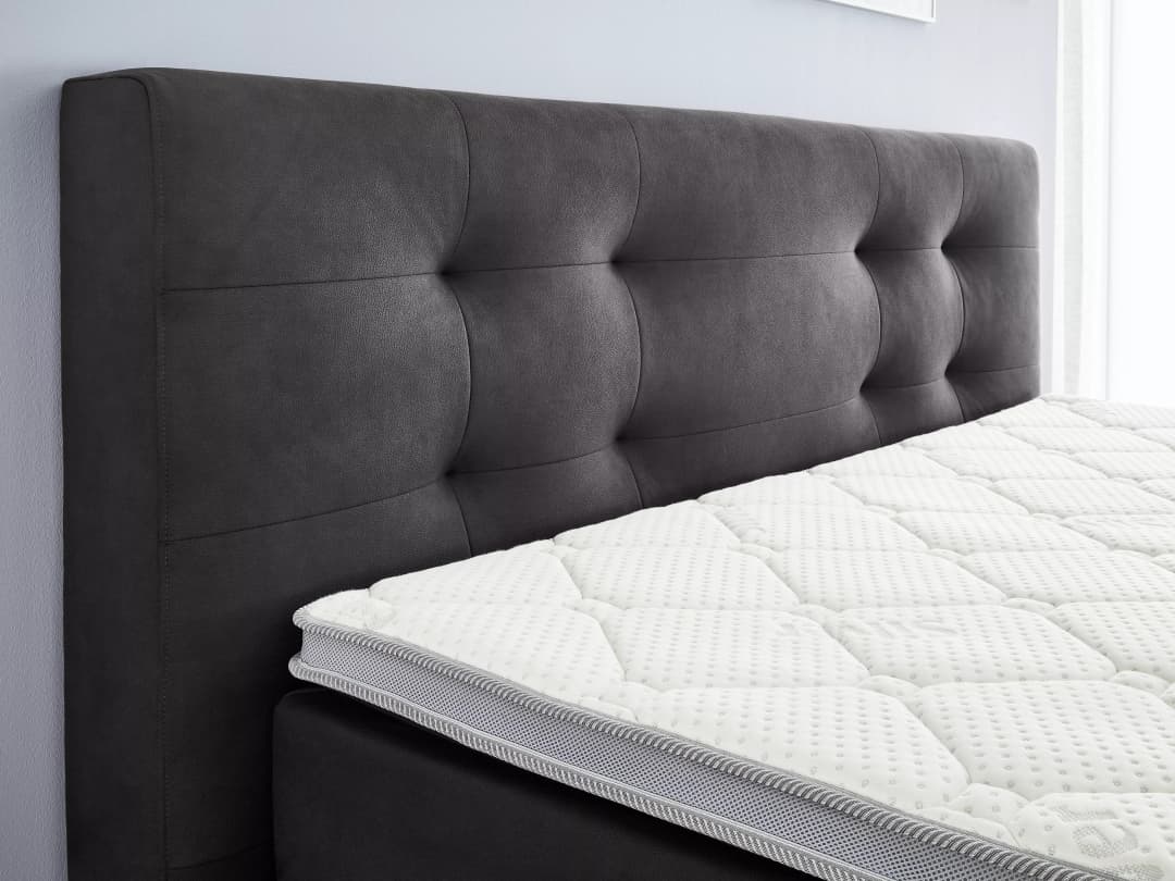 Boxspringbett Sadnig | Grau