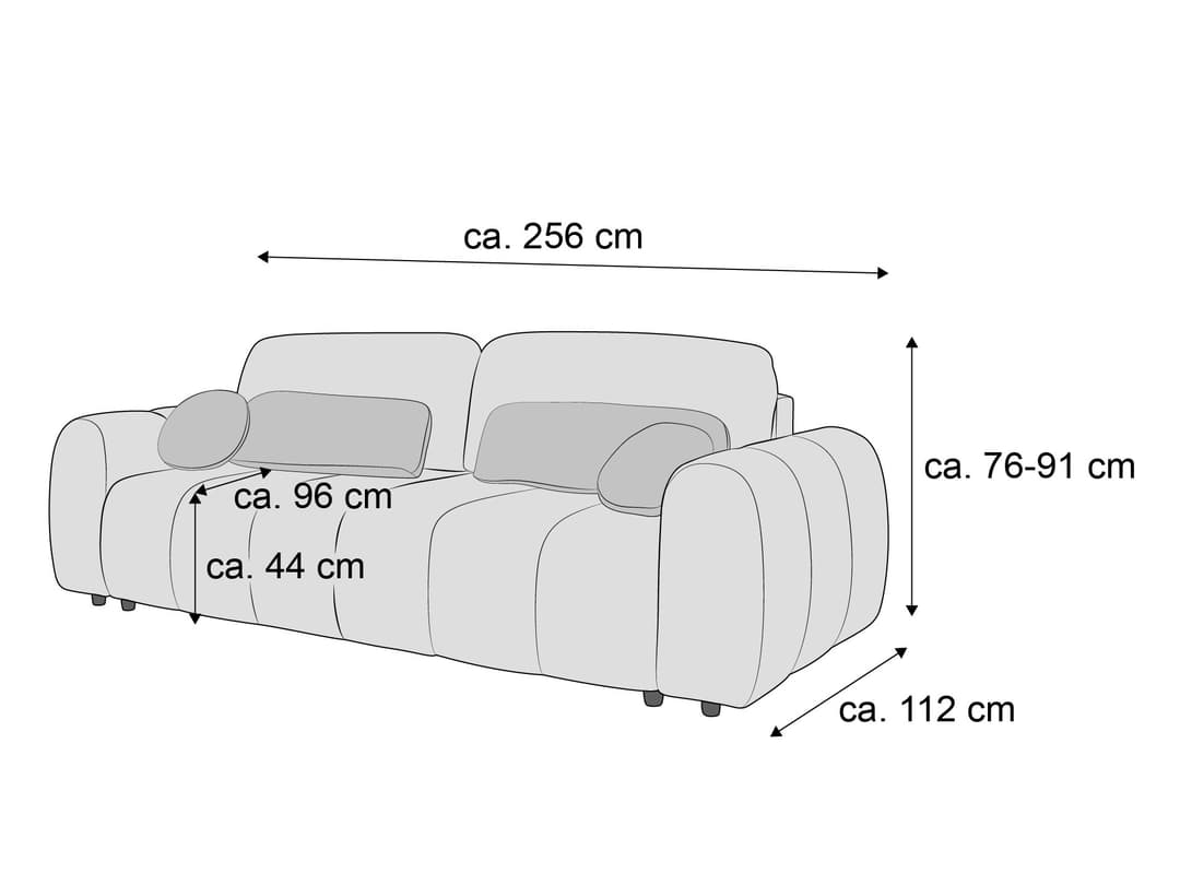 Schlafsofa Barn | Braun