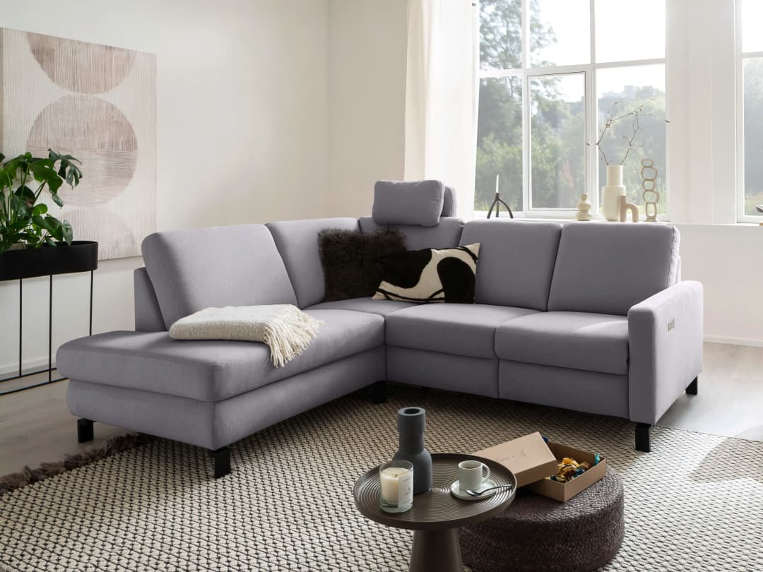 Ecksofa Charleston II | Grau