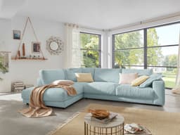Ecksofa Cairano V | Blau
