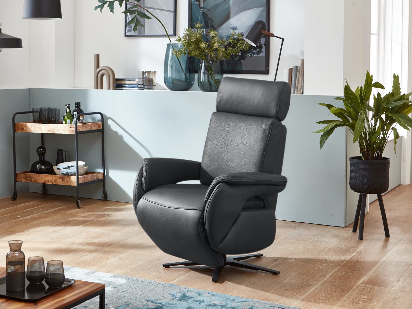 Relaxsessel Paride Living | Grau