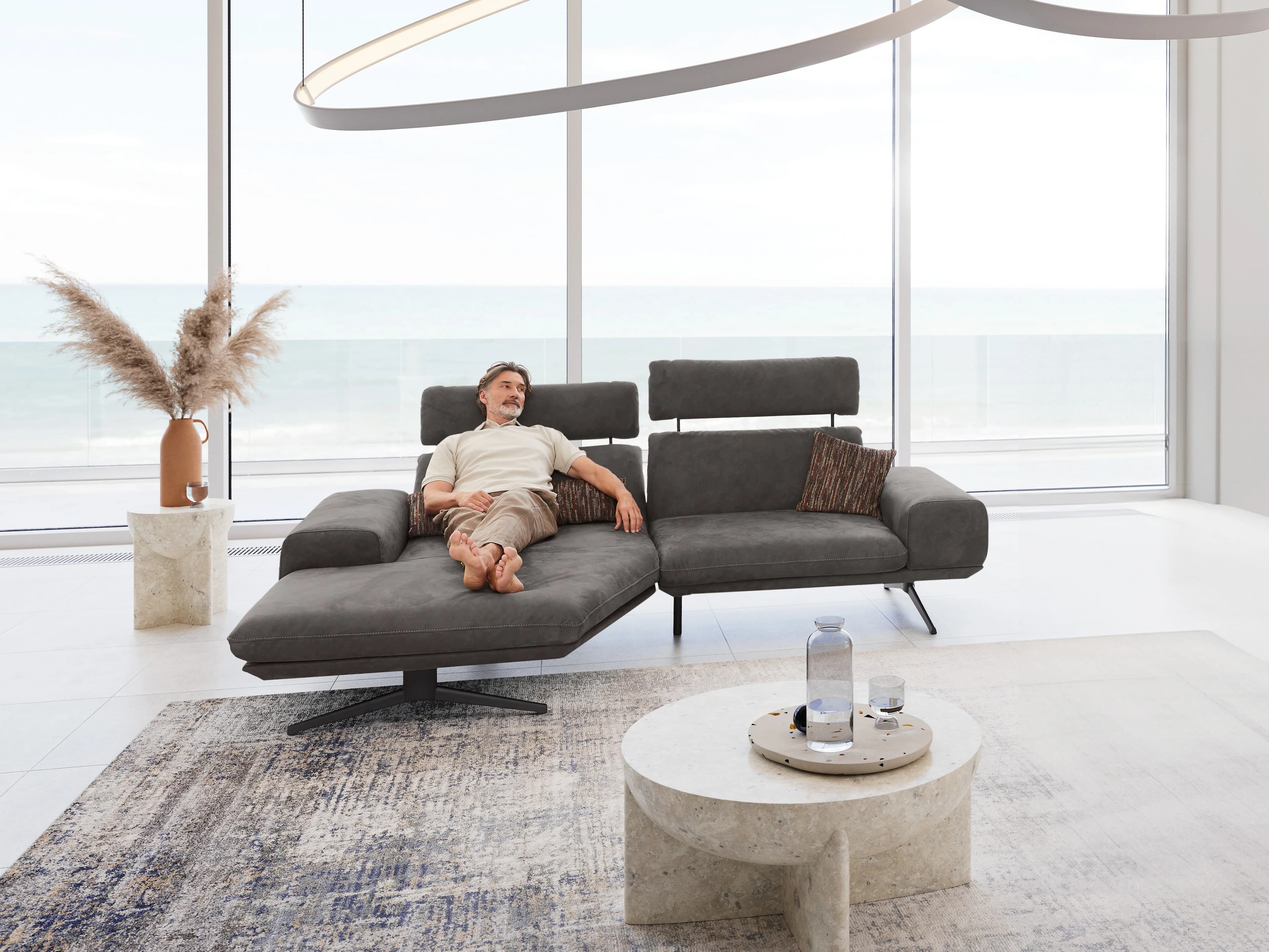 Ecksofa Elements VI | Grau
