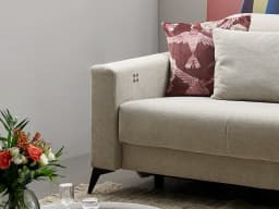 Ecksofa Iruma | Blau