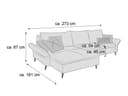 Ecksofa Imanuel | Grau 2