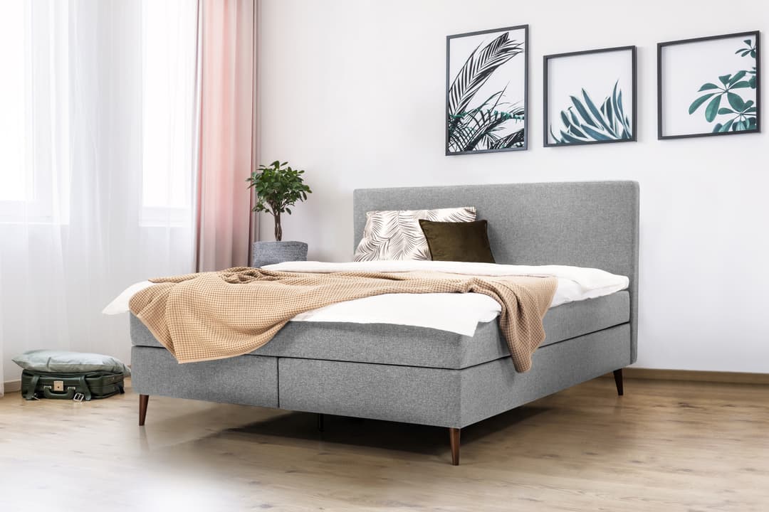 Boxspringbett Krucoli II | Grau