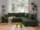 Ecksofa Beneke II | Grün