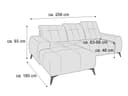 Ecksofa Bodra II | Braun 4