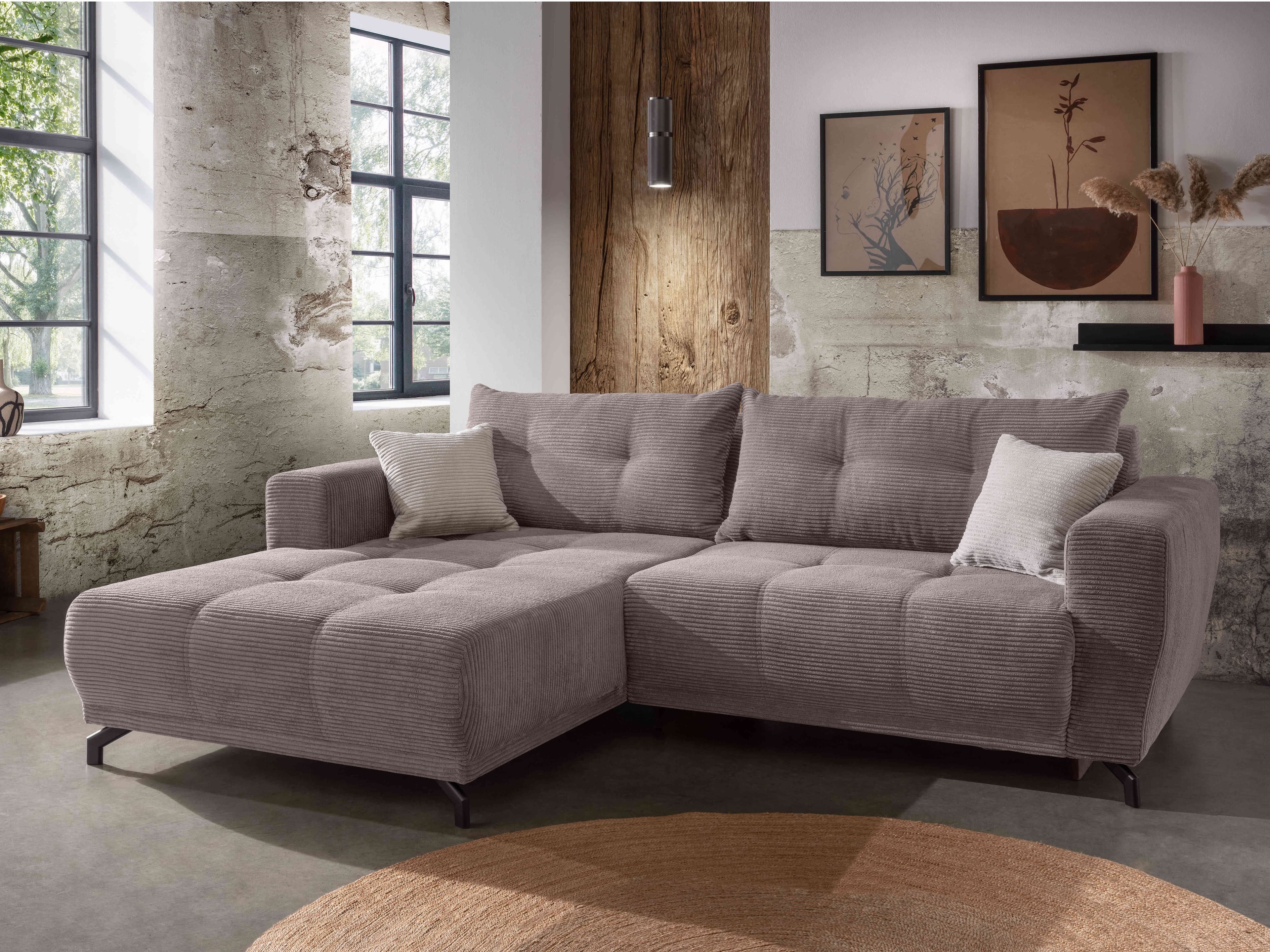 Ecksofa Birden | Braun