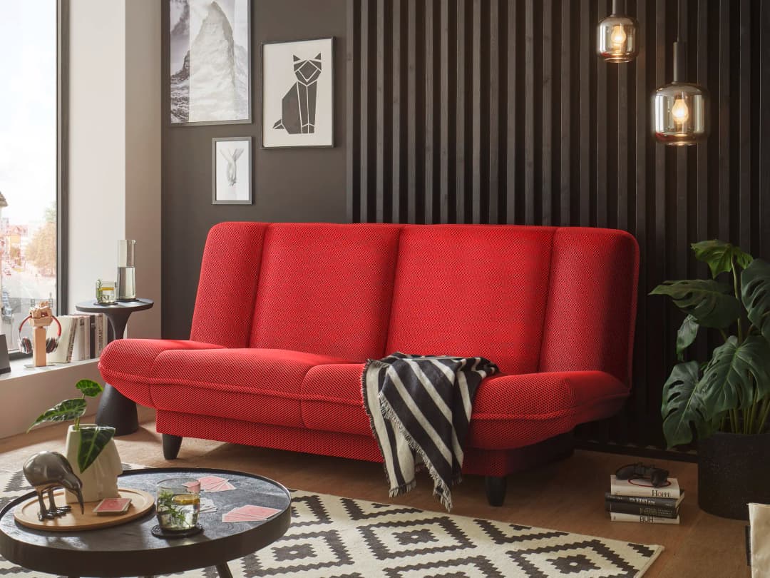 Schlafsofa Boone | Rot