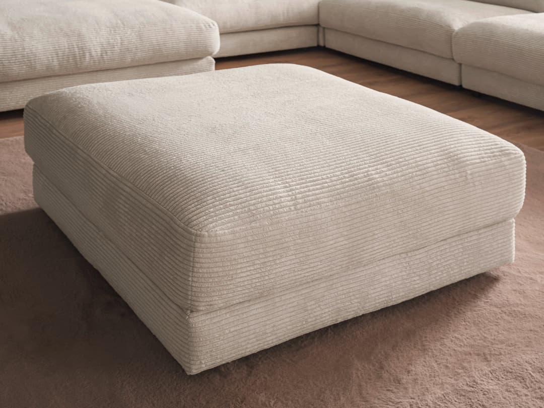 Polsterhocker Caldiero | Rosa