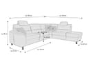 Ecksofa Provesano | Grau 2